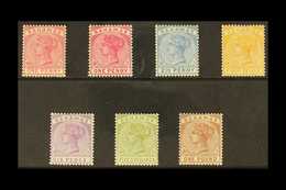 1884-90 QV Definitive Set With 1d Shade, SG 47/57, Fine Mint (7 Stamps) For More Images, Please Visit Http://www.sandafa - Sonstige & Ohne Zuordnung