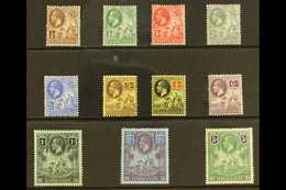 1912-17 Definitive MCA Wmk Complete Set, SG 170/80, NEVER HINGED MINT (11 Stamps) For More Images, Please Visit Http://w - Barbades (...-1966)
