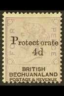 1888 Protectorate 4d On 4d Lilac & Black, SG 44, Fine Mint With Large Part OG. For More Images, Please Visit Http://www. - Autres & Non Classés