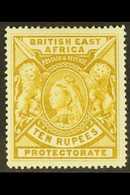 1897 10r. Yellow Bistre, SG 97, Mint With Large Part Gum. For More Images, Please Visit Http://www.sandafayre.com/itemde - British East Africa