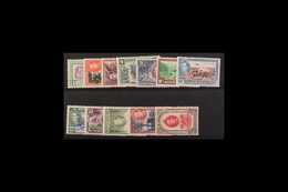 1938-47 Complete KGVI Set, SG 150/161, Fine Never Hinged Mint. (12 Stamps) For More Images, Please Visit Http://www.sand - Honduras Britannique (...-1970)