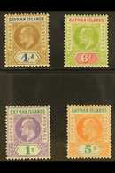 1907 Set Complete, SG 13/16, Very Fine Mint (4 Stamps) For More Images, Please Visit Http://www.sandafayre.com/itemdetai - Iles Caïmans