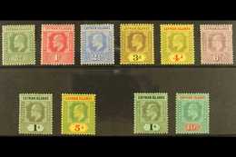 1907-09 Set Complete, Both Wmks, SG 25/34, Fine Mint (the 1s SG 33 With Toned Perf) 10 Stamps For More Images, Please Vi - Kaimaninseln