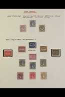 1892-1919 COLLECTION An Attractive Mint Or Fine Used Range Incl. 1892 1½d On Toned Paper Fine Used, 1893-1900 Perf 12 X  - Cook