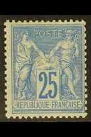 1876 25c Ultramarine "Peace & Commerce" Type II, Yvert 78 Or SG 234, Fine Mint. For More Images, Please Visit Http://www - Autres & Non Classés