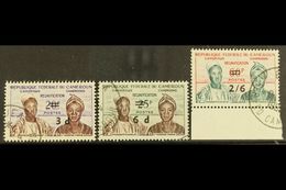 WESTERN CAMEROUN 1962 Re-unification Set Surcharged In Sterling, Yv 332/334, Very Fine Used (3 Stamps) For More Images,  - Altri & Non Classificati