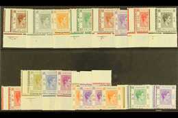 1938-52 NEVER HINGED MINT "MARGINAL" SELECTION Presented On A Stock Card, ALL DIFFERENT & Values To $5 & $10. A Beautifu - Other & Unclassified