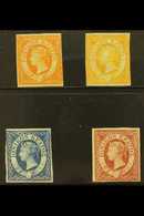 1859 IMPERF Definitive Set, SG 1/3, Fine Mint With ½d Shade, 3 Or 4 Margins & Original Gum (4 Stamps) For More Images, P - Ionische Inseln