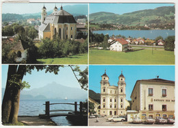 Mondsee, Vöcklabruck, Austria Multiview. Abbey, Town Hall - Mondsee