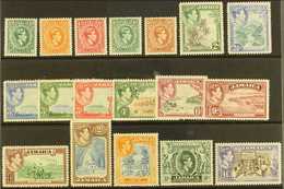 1938-52 Definitive Set, SG 121/33a, Never Hinged Mint (18 Stamps) For More Images, Please Visit Http://www.sandafayre.co - Jamaïque (...-1961)