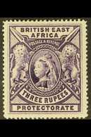 BRITISH EAST AFRICA 1897 3r Deep Violet, SG 94, Very Fine Mint. For More Images, Please Visit Http://www.sandafayre.com/ - Vide