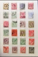 1867-1945 MINT & USED Stamps In An Approval Book, Inc 1937-41 Mint Vals To 50c Inc 1c, 5c, 6c, 8c, 10c, 12c, 15c, 25c, 3 - Straits Settlements