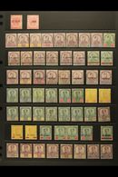JOHORE 1884-1965 MINT COLLECTION On Stock Pages. Includes 1884-91 Ovpts On 2c X2 Types, 1891-94 Set, 1894 Surcharge Sets - Autres & Non Classés