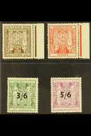 POSTAL FISCALS 1940-58 Never Hinged Mint Selection On A Stock Card That Includes 2s6d Deep Brown Inv Wmk (SG F193w), 4s  - Sonstige & Ohne Zuordnung