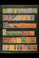 TELEGRAPHS 1892-1912 Mint & Used Collection On Stock Pages, Inc Various 1901 Surcharges Etc. Mostly Good Condition. (43  - Nicaragua