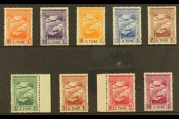 ST THOMAS & PRINCE ISLANDS 1938 Navigator Air Set (inscribed - S.TOME), SG 362/370, Fine Mint (9 Stamps) For More Images - Other & Unclassified