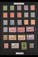 1938-48 KGVI Definitives Set Plus Extra Perfs Of Most Values To 1s, Between SG 128/41, Fine Mint (27 Stamps). For More I - Ste Lucie (...-1978)