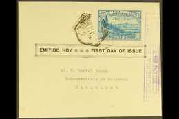 1938 45c + 2p + 5p Blue Defence Of Madrid Relief Fund , SG 759, Superb Used On Censored Sep 1938 (non FDC) Cover. For Mo - Sonstige & Ohne Zuordnung