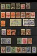 HAWAII 1864-1893 MINT & USED ASSEMBLY With Postmark Interest On Stock Cards, Includes 1864-86 To 2c Vermilion (oval "PAI - Sonstige & Ohne Zuordnung