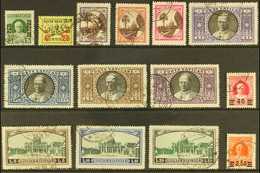 1931-33 CDS USED SELECTION Presented On A Stock Card That Includes 1931 Parcel Post 5L, 1933 Set From 50c To 20L, 1934 S - Other & Unclassified