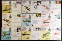 RAF SIGNED COVERS 1972-1978 All Different Collection Of Special Illustrated Covers With Stamps Tied By Various Special C - Sonstige & Ohne Zuordnung