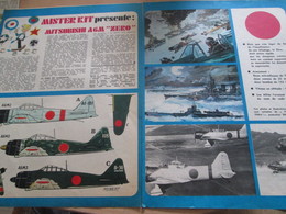 Page Issue De SPIROU Années 70 / MISTER KIT Présente : DOUBLE PAGE / LE MITSUBISHI A6M ZERO - France