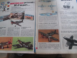 Page Issue De SPIROU Années 70 / MISTER KIT Présente : DOUBLE PAGE / NE D'UN PARI LE P-51 MUSTANG - France