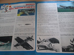 Page Issue De SPIROU Années 70 / MISTER KIT Présente : DOUBLE PAGE / SPECIAL AVIATION FRANCAISE LE MUSTANG P-51D/K Par H - France