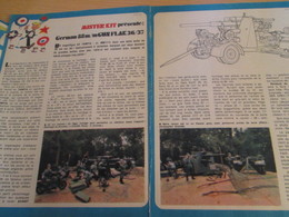 Page Issue De SPIROU Années 70 / MISTER KIT Présente : DOUBLE PAGE / CANON 88mm FLAK Par TAMIYA 1/35e - Frankrijk