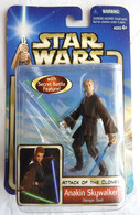 STAR WARS 2002 BLISTER ATTACK OF THE CLONE FIGURINE  ANAKIN SKYWALKER Hangar Duel Blsiter US - Episode II