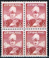 GROELANDIA, REY CHRISTIAN X, 5 ØRE - Used Stamps