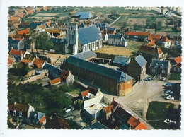 CPSM Grand Format -  Flixecourt    -(Somme)  -  Vue Générale Aérienne - Flixecourt