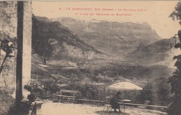 Delcampe - CP DIE DROME 26 - HOTEL DE SEJOUR LE MARTOURET - VUE DES TERRASSES SUR LE GLANDASSE - GLANDAZ - Die