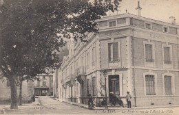 Delcampe - CP LE TEIL 07 ARDECHE - LA POSTE - RUE DE L'HOTEL DE VILLE - Le Teil