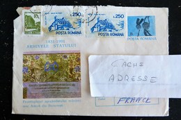 LETTRE ENTIER POSTAL ROUMANIE ROMANIA ROMANA YT 3956 3976C HOTEL AUBERGE - Brieven En Documenten