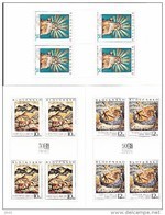 3 Blocs De 4 Timbres Art 1998 Neufs YT 275 282 283  / 3 Sheets Art 1998 Mint Mi 321 324 325 - Hojas Bloque