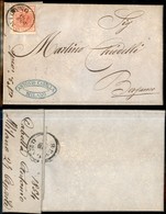 20015 ANTICHI STATI - LOMBARDO VENETO - 15 Cent (6) – Lettera Da Milano A Bergamo Del 27.4.54 - Autres & Non Classés