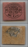 20215 ANTICHI STATI - PONTIFICIO - 1867 - 80 Cent Rosa Lillaceo (20) - Nuovo Con Gomma (325) - Andere & Zonder Classificatie