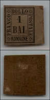 20222 ANTICHI STATI - ROMAGNE - 1859 - 1 Baj Bruno Grigio (2) Bordo Di Foglio - Nuovo Con Gomma (100+) - Autres & Non Classés