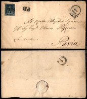 20386 ANTICHI STATI - TOSCANA - PD Di Pisa (punti 2) – 6 Crazie (7) Corto In Alto – Lettera Da Pavia Del 1.12.56 (1.800) - Autres & Non Classés