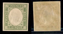 20442 REGNO D'ITALIA - VITTORIO EMANUELE II - 1861 - Non Emessi - 5 Cent (1) Nuovo Con Gomma (30) - Andere & Zonder Classificatie