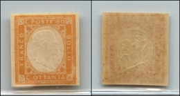 20447 REGNO D'ITALIA - VITTORIO EMANUELE II - 1861 - 80 Cent Province Napoletane (5) -  Gomma Integra (330) - Andere & Zonder Classificatie