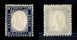 20462 REGNO D'ITALIA - VITTORIO EMANUELE II - 1862 - 20 Cent (2) - Gomma Integra (50) - Autres & Non Classés