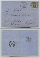 20517 REGNO D'ITALIA - VITTORIO EMANUELE II - Arpino (Pt.4) - 15 Cent (12) Su Lettera Per Napoli Del 19.5.1863 - Autres & Non Classés