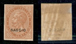 20560 REGNO D'ITALIA - VITTORIO EMANUELE II - 1863 – Saggio – 10 Cent De La Rue (L17) Non Dentellato – Nuovo Con Gomma – - Andere & Zonder Classificatie