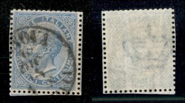 20570 REGNO D'ITALIA - VITTORIO EMANUELE II - 1863 – 15 Cent De La Rue (L18) Ritagliato Con Le Forbici (con Tre Vicini)  - Andere & Zonder Classificatie