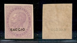 20586 REGNO D'ITALIA - VITTORIO EMANUELE II - 1863 – Saggio – 60 Cent De La Rue (L21) Non Dentellato – Nuovo Con Gomma ( - Andere & Zonder Classificatie