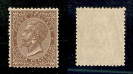 20614 REGNO D'ITALIA - VITTORIO EMANUELE II - 1866 – 30 Cent Torino (T19) – Gomma Integra - Autres & Non Classés