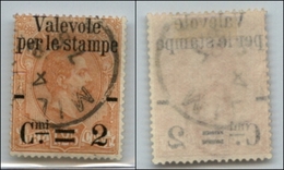 20725 REGNO D'ITALIA - UMBERTO I - 1890 – 2 Cent Su 1,25 Lire (54) Usato (50) - Other & Unclassified