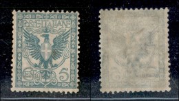 20779 REGNO D'ITALIA - VITTORIO EMANUELE III - 1901 – 5 Cent Floreale (70) – Bello (220) - Andere & Zonder Classificatie